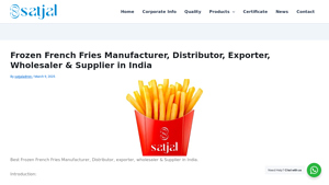 Frozen French Fries Manufacturer, Distributor, Exporter, Wholesaler ... - french fries supplier
