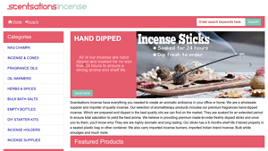 ScentsationsIncense.com : Wholesale Incense Sticks | Fragrance Oils ... - incense supplier