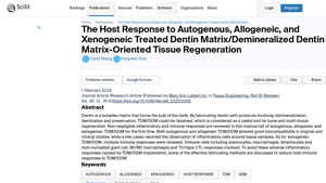 The Host Response to Autogenous, Allogeneic, and Xenogeneic Treated ... - treated dentin matrix suppliers