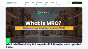 What is MRO? All You Need To Know (2023) - SCMDOJO - mro supplier