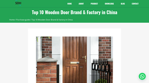 Top 10 Wooden Door Brand & Factory in China - solid wood door supplier china