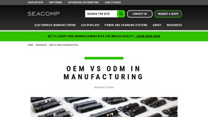 OEM vs ODM in Manufacturing - SEACOMP - odm supplier