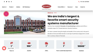 Securico | Largest Security Solutions Provider in India - security system supplier
