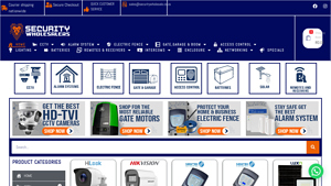 Security Wholesalers - Security Systems Shop I CCTV I ALARMS I MOTORS I ... - wholesale suppliers for security cameras