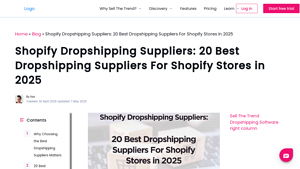 20 Best Shopify Dropshipping Suppliers For Shopify Stores in 2025 - best dropshipping supplier