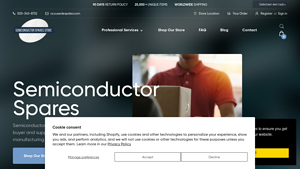 Semiconductor Spares Store | Your source for semiconductor spares - semiconductor equipment supplier