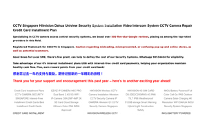 CCTV Singapore Hikvision Dahua Uniview Security System NEW - security camera supplier