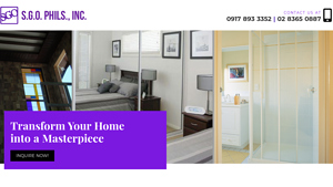 SGO Philippines Inc - shower door supplier