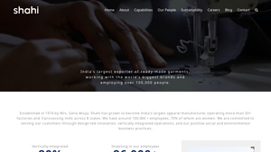 Apparel Manufacturers in Bangalore, India | Shahi Exports Pvt. Ltd. - garment supplier india