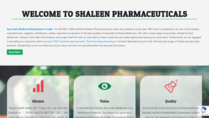 Shaleen Pharmaceuticals | Ayurvedic Medicine Manufacturers in India - ayurvedic medicine supplier