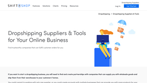 Dropshipping Suppliers [Complete 2025 Dropshippers List] - shift4shop - drop ship supplier