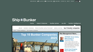 Top 10 Bunker Companies - biggest oil supplier in the world