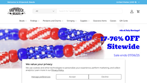 Shipwreck Beads - supplier of beads