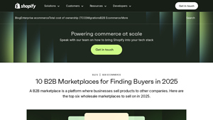 10 B2B Marketplaces for Finding Buyers in 2025 - Shopify - b2b supplier