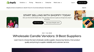 Wholesale Candle Vendors: 9 Best Suppliers (2024) - Shopify - candle wholesale supplier