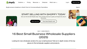 16 Best Small Business Wholesale Suppliers (2025) - Shopify - wholesale retail suppliers
