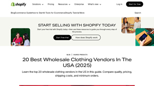 20 Best Wholesale Clothing Vendors In The USA (2025) - Shopify - clothing manufacturer supplier