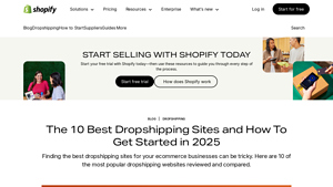 The 10 Best Dropshipping Sites and How To Get Started in 2025 - drop shipping supplier platforms with storefront