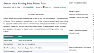 Exterior Metal Painting: Prep, Primer, Paint | ShunShelter - metal painting