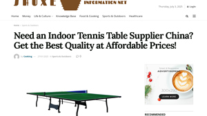 Need an Indoor Tennis Table Supplier China? Get the Best Quality at ... - indoor tennis table supplier china
