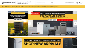 SignatureSolar.com: Solar Panels, DIY Off-Grid Solar, Server Rack ... - solar equipment supplier