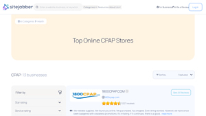 The 10 Best Online CPAP Stores Sites in 2025 - Sitejabber - best online cpap supplier
