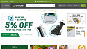 Landscape Supply, Irrigation & Agronomic Maintenance: SiteOne - landscape supplier