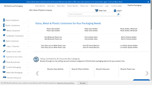 Wholesale Containers, Glass & Plastic Bottles, Jars, Metal Tins - glass jar supplier