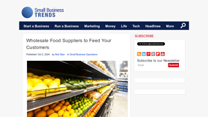 Wholesale Food Suppliers to Feed Your Customers - Small Business Trends - food supplier companies