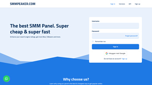 SMMPeaker - Best & Cheapest SMM Provider | Main Supplier Of SMM Panel - main supplier of smm services