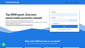 Top SMM panel. Give your social media accounts a boost! - main supplier of smm services