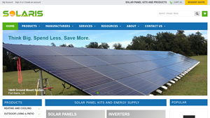 Solar Panels, Solar Panel Kits and Energy Supply - Solaris - solar supplier
