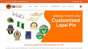 Custom Lapel Pins Supplier In Dubai - Lapel Pin Products in UAE - Solezgu - lapel pin supplier