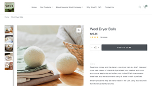 Wool Dryer Balls - Sonoma Wool Company - wool dryer balls supplier