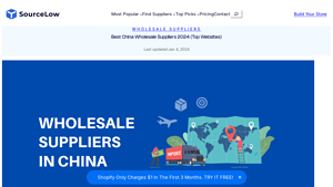 Best China Wholesale Suppliers 2024 (Top Websites) - SourceLow - china wholesale supplier