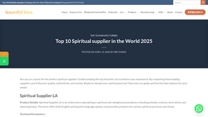 Top 10 Spiritual supplier in the World 2025 - sourcifychina.com - spiritual supplier