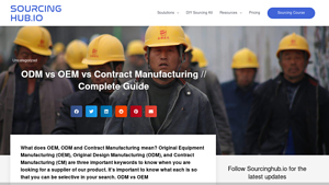 ODM vs OEM vs Contract Manufacturing // Complete Guide - odm supplier