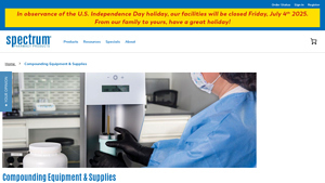 Compounding Equipment & Supplies - SpectrumRx - chemist suppliers