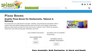 Wholesale Pizza Boxes for Sale | Splash Packaging - pizza box supplier