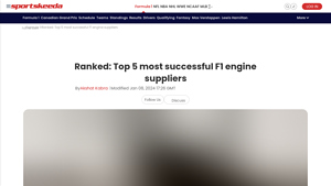 Ranked: Top 5 most successful F1 engine suppliers - Sportskeeda - formula 1 engine suppliers