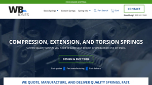 Buy Springs Online - WB Jones - custom spring supplier