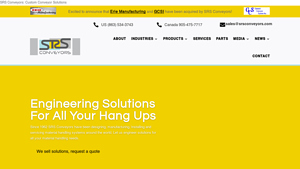 Home - SRS Conveyors - conveyor chain suppliers winnipeg