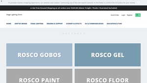 Stage Lighting Store - Largest Online Theatre and Stage Catalog - stage lighting equipment supplier