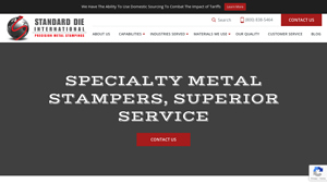 Custom Full-Service Metal Stamping | Standard Die - metal stamping supplier
