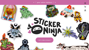 Sticker Ninja ★ Custom Stickers and Labels!! - sticker supplier