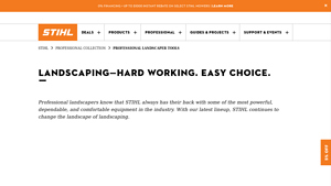 Professional Landscaper Tools & Equipment - STIHL USA - landscaping supplier
