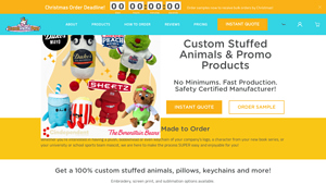 Custom Stuffed Animals, Bulk Plush No Minimum | Stuffed Animal Pros - plush toy supplier