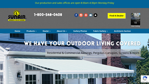Retractable Awning, Pergola & Screens Nationwide | Sunair Awning - awning supplier