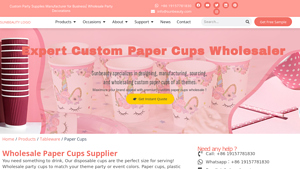 Wholesale Paper Cups Supplier - SUNBEAUTY - paper cup supplier
