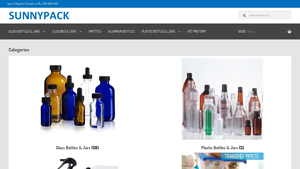 Sunnypack - Wholesale Online Glass Bottle Supplier Australia - glass jar supplier